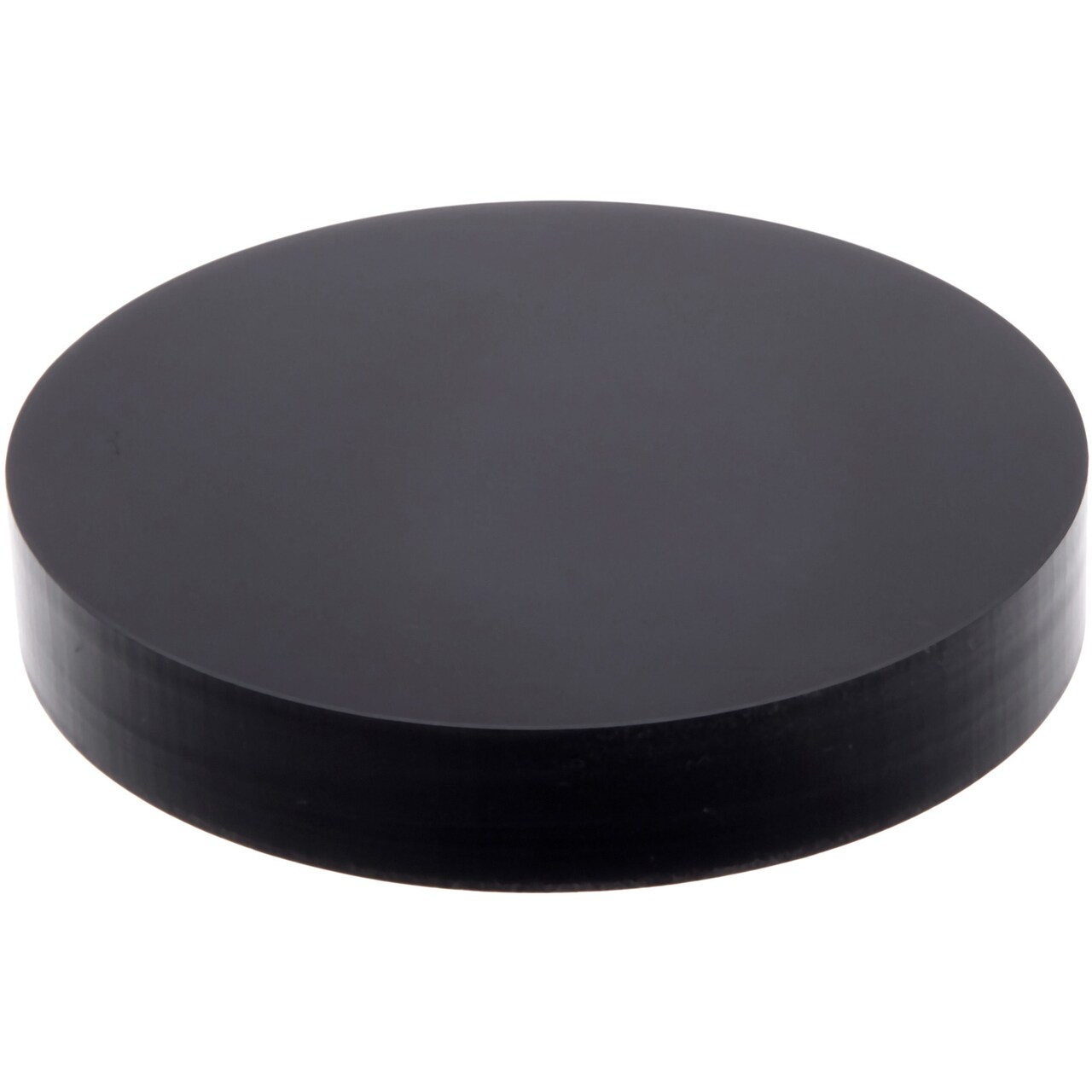 Plymor Black Acrylic Round Standard-Edge Display Base, 2" W x 2" D x 0.375" H